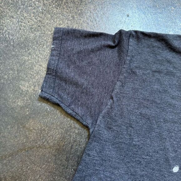 Volcom Grey Short Sleeve T-Shirt Size Medium Cotton Blend Middle Logo Skater - Picture 4 of 14